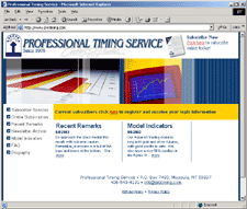 Professional Timing Service investment banking newsletter